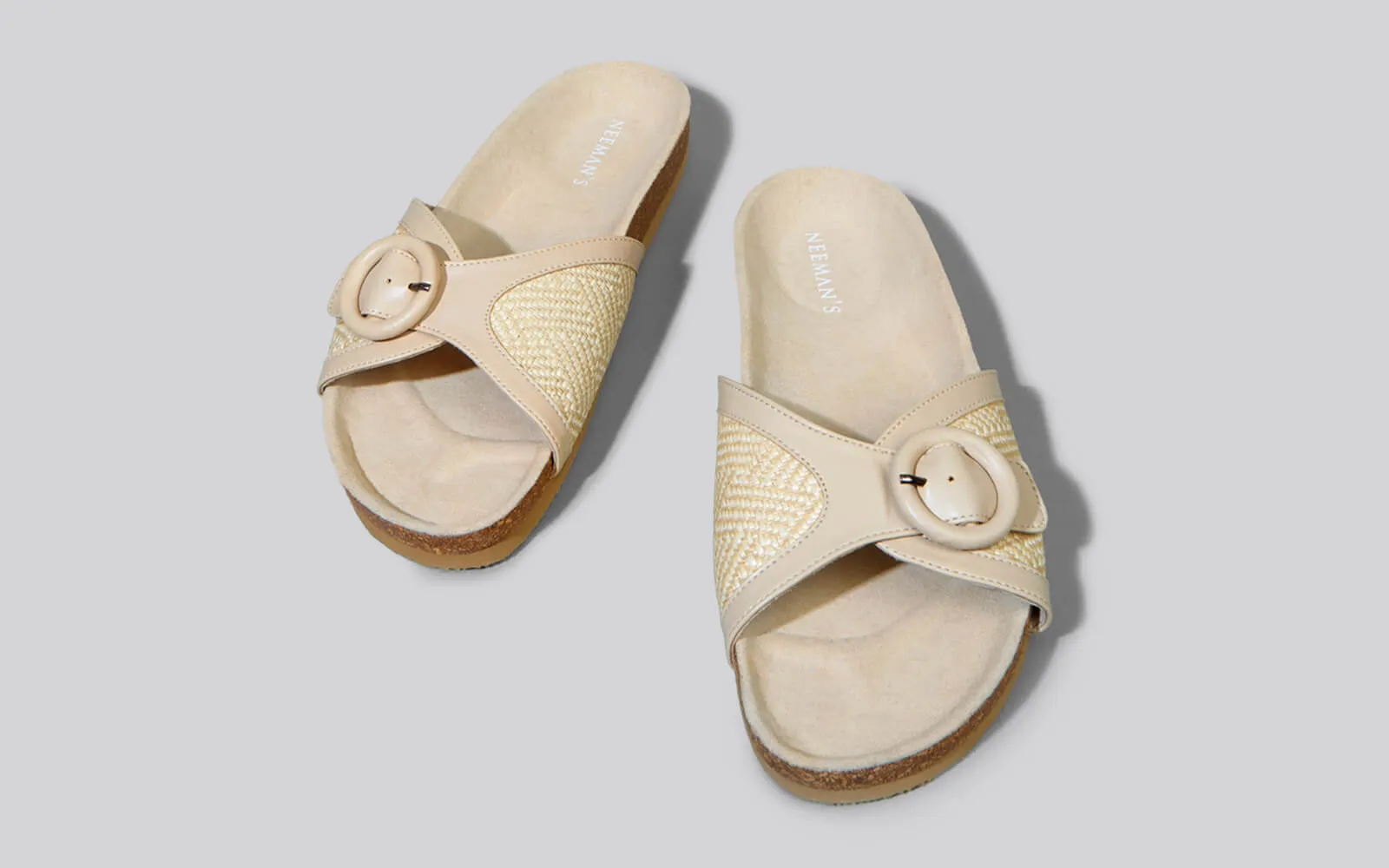 Boheme Chic Slides : Beige