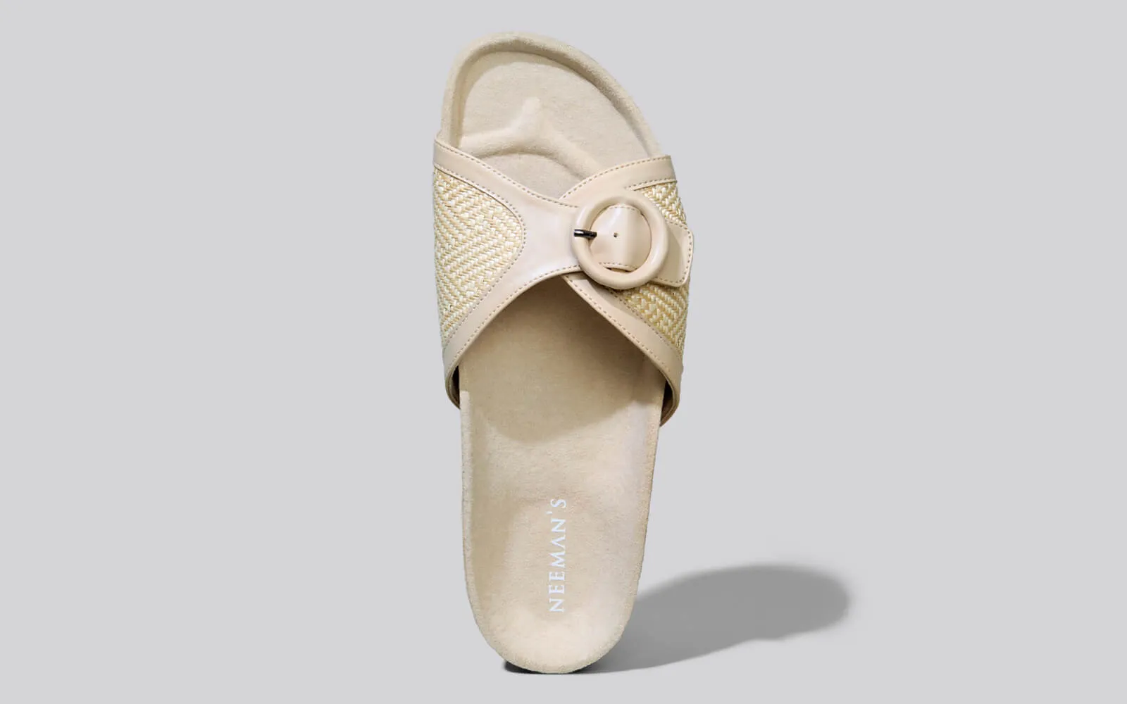 Boheme Chic Slides : Beige