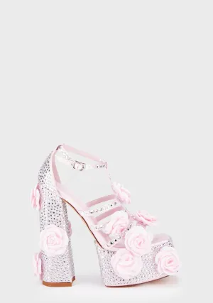 Cadeza Platform Heels - Pink