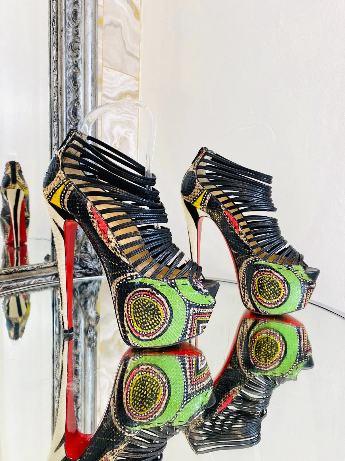 Christian Louboutin Zoulou Heels. Size 37