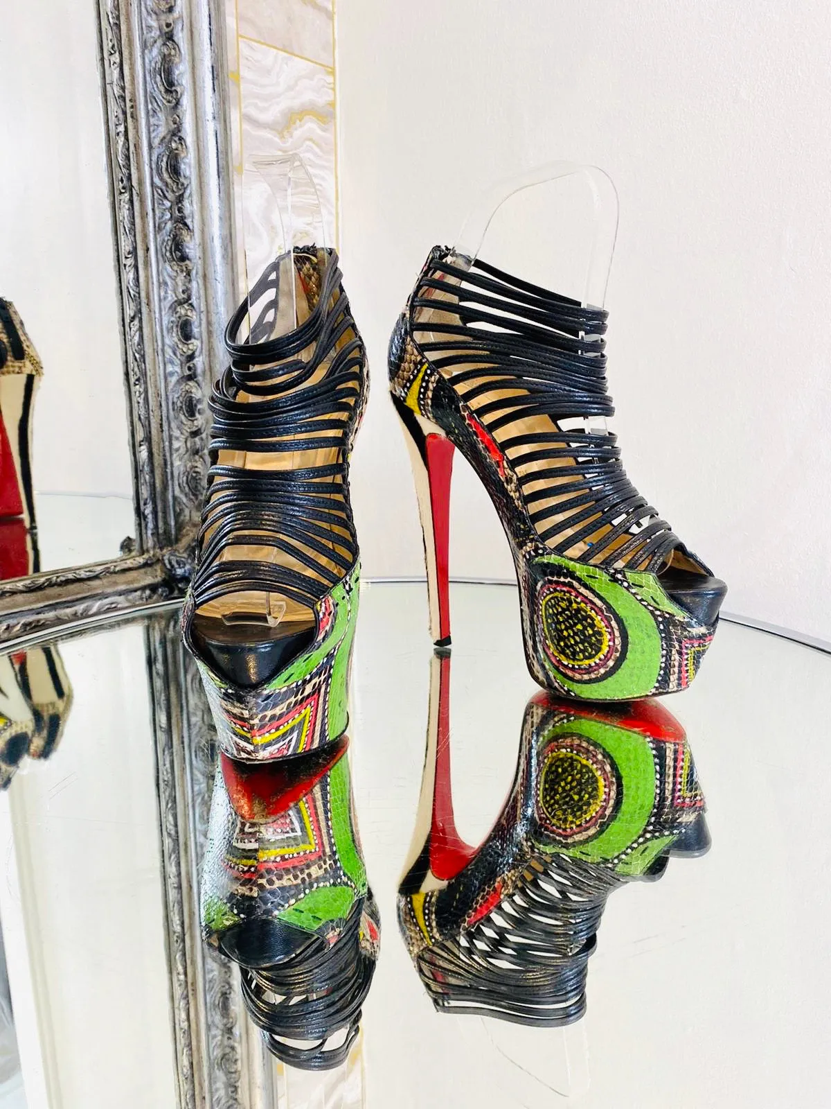 Christian Louboutin Zoulou Heels. Size 37