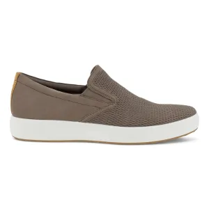 Ecco Men's Soft 7 Slip On Sneakers- Taupe