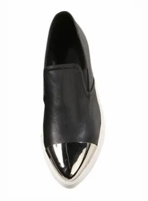 Emmalyn Metal Pointed Slip On Shoes