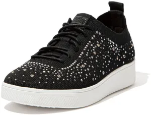 FitFlop Women's Rally Ombre Crystal Knit Sneaker