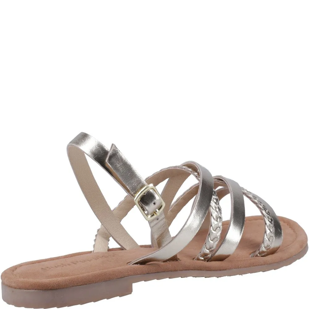 Gold Amanda Strappy Sandals