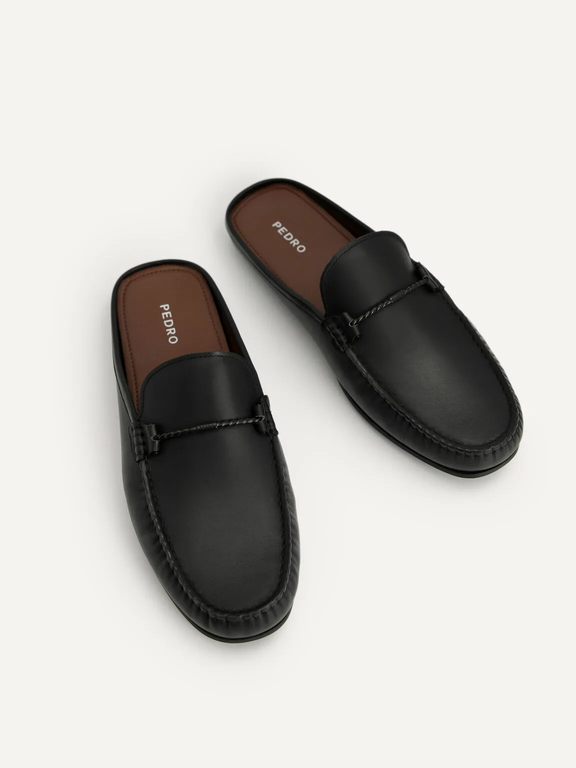 Leather Slip-On Loafers