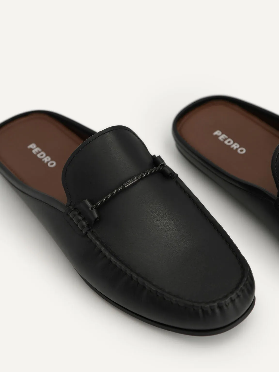 Leather Slip-On Loafers