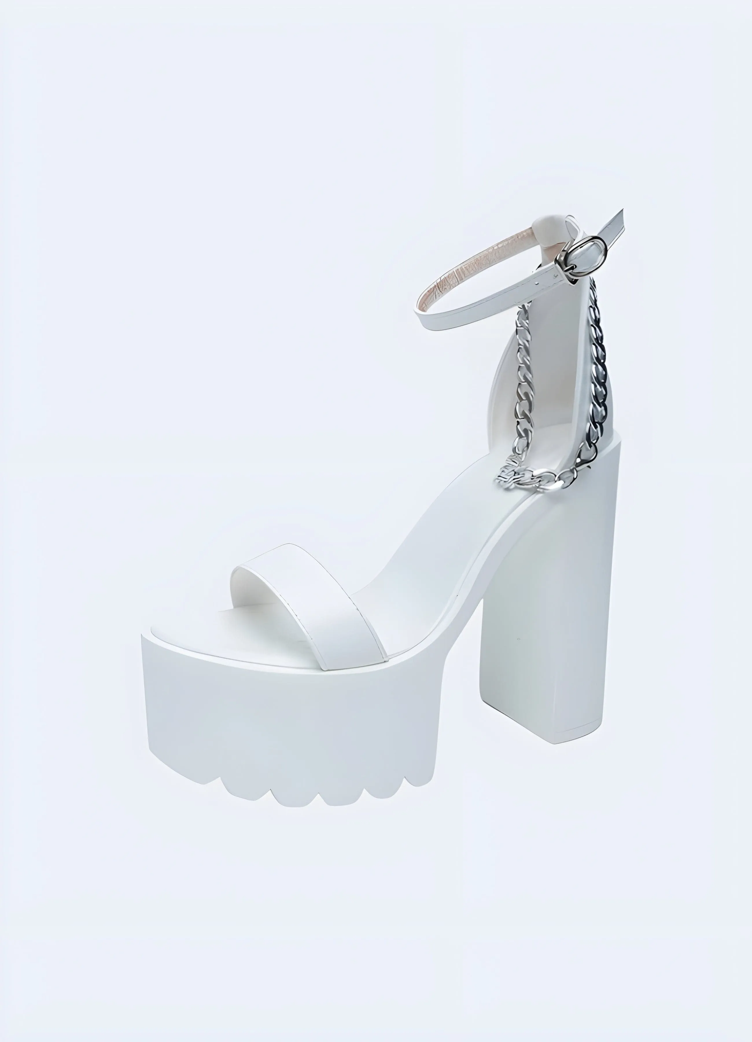 Platform Chunky Heeled Sandals