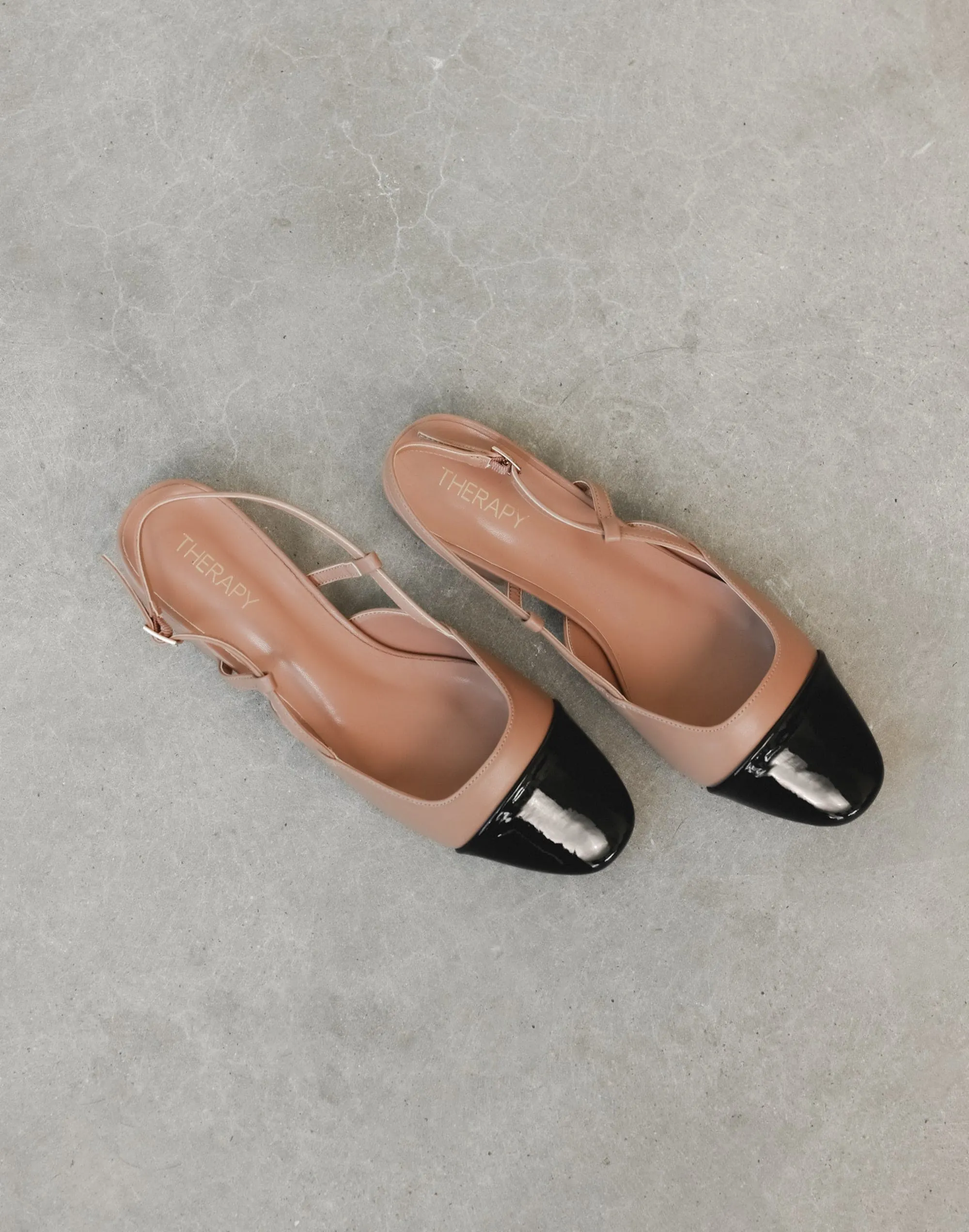 Selene Slingback Ballet (Caramel Smooth) - By Therapy