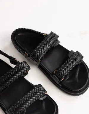 Taishi Sandals (Black) - By Billini