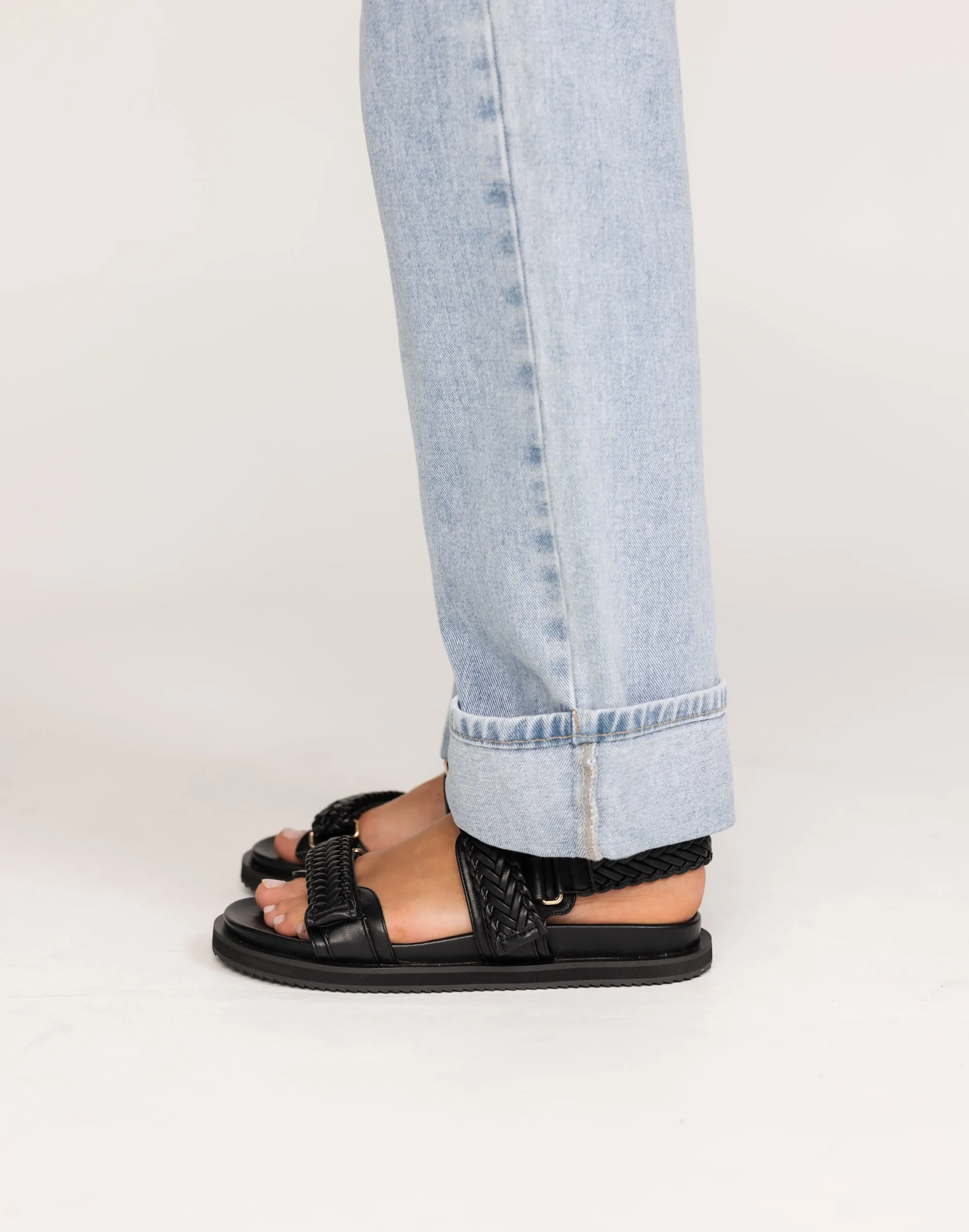 Taishi Sandals (Black) - By Billini