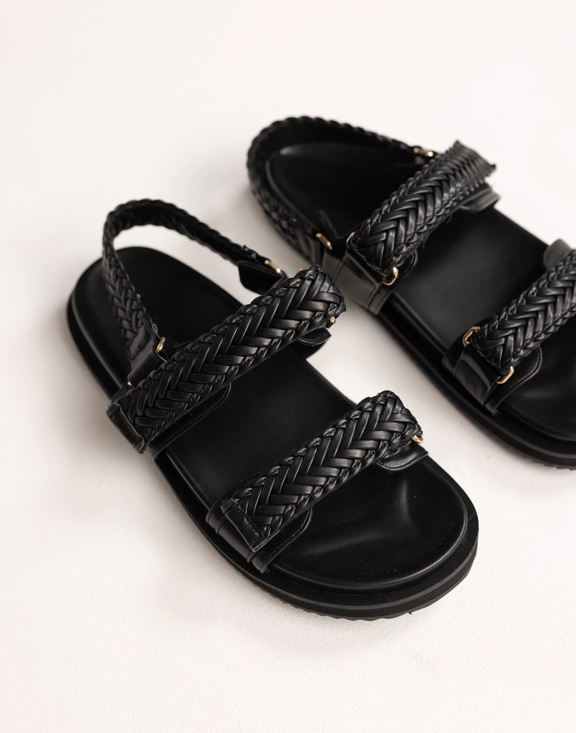 Taishi Sandals (Black) - By Billini