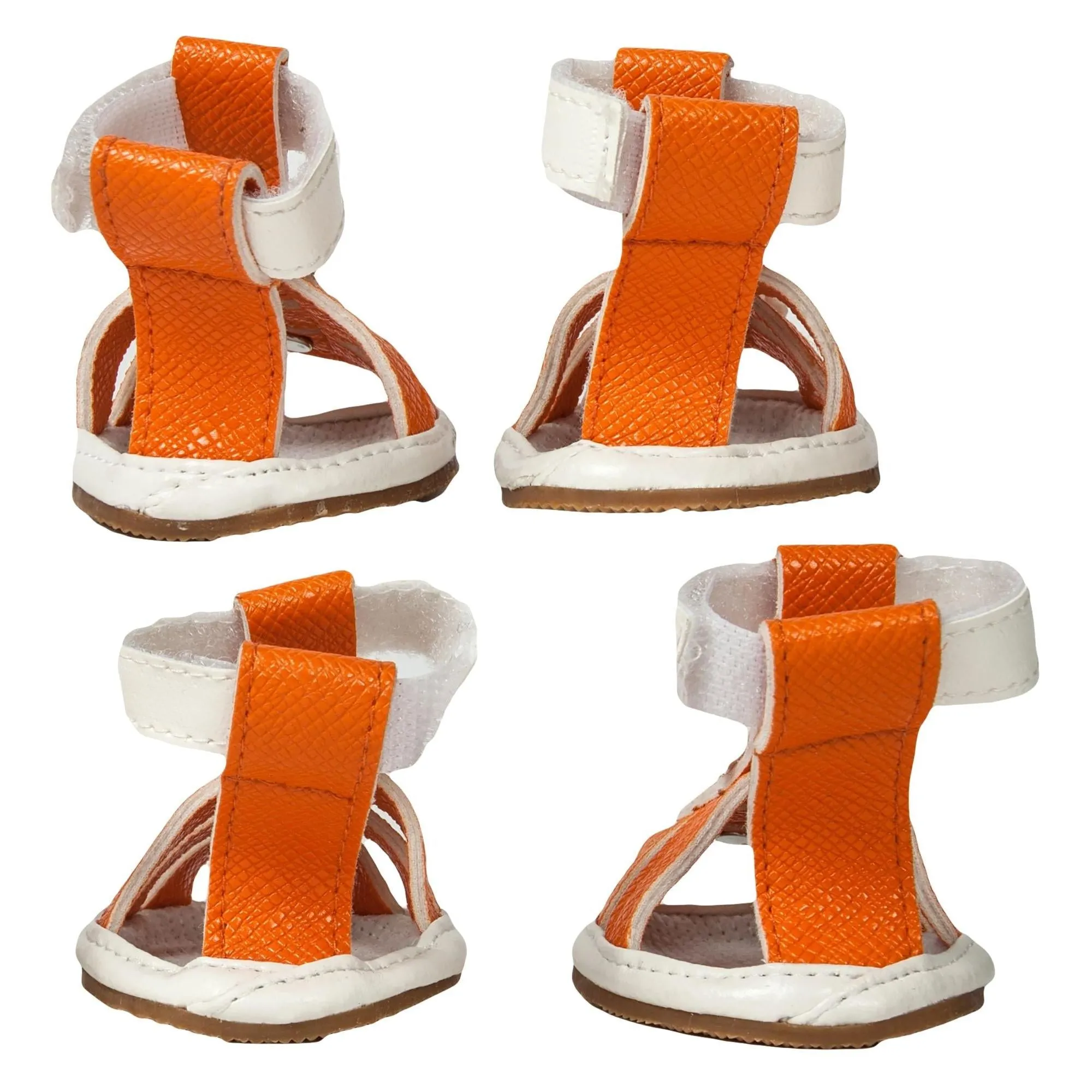 Waterproof pet sandals with rubberized soles Dishes