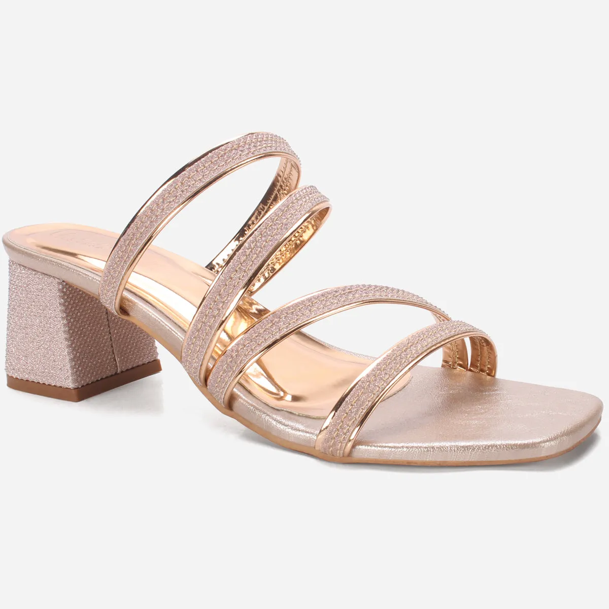 Women "DANIKA" Strappy Block Heel Sandals