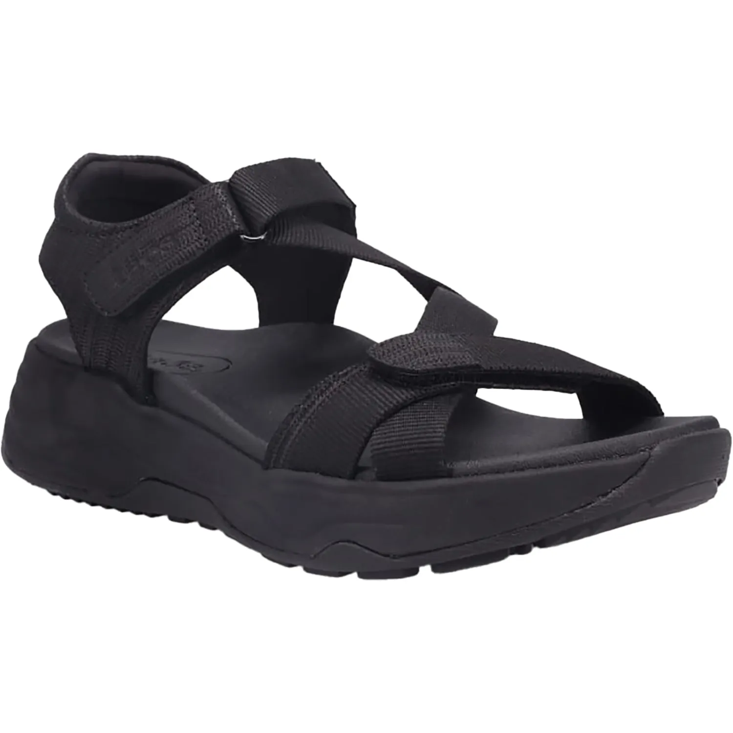 Women's Taos Super Z Black/Black Leather/Nylon